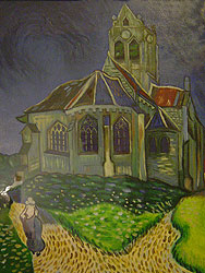 Barr Jenny - L'glise d'Auvers-sur-Oise